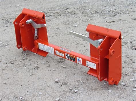 kubota skid steer bucket adapter